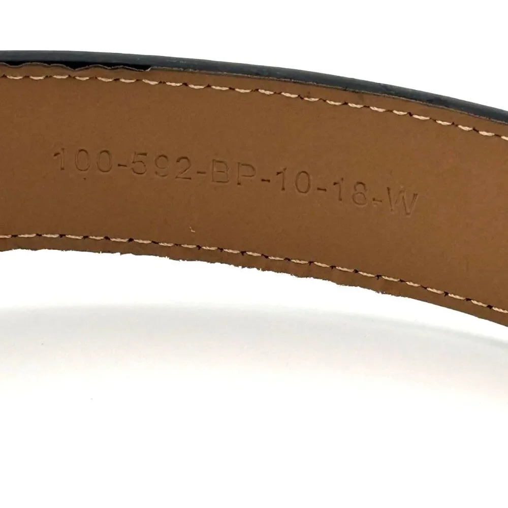 Nexbelt Men's Classic Ebony Dress Ratchet Belt 1 3/8-Cut to 36